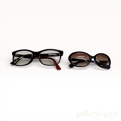Gucci Eyeglasses and Paul Smith Sunglasses Group Lot with Case. Designer eyewear group featuring 