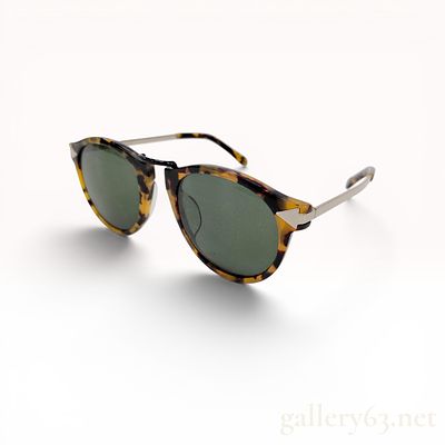 Karen Walker Helter Skelter Tortoiseshell Sunglasses with Case. Karen Walker Helter Skelter 