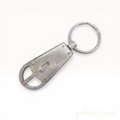 Tiffany & Co. 1837 Sterling Silver and Stainless Steel Valet Keychain. Tiffany &amp; Co. valet 