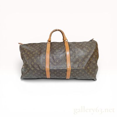 Louis Vuitton Monogram Keepall 60 Boston Bag. Louis Vuitton Keepall 60 travel bag in signature 