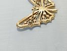 Nina Ricci Gold-Toned Multi-Color Rhinestone Butterfly Brooch. Nina Ricci butterfly brooch, late Image - 5