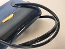 Burberrys Vintage Two-Tone Leather Top Handle Bag. Burberrys vintage top handle bag Image - 3