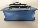 Burberrys Vintage Two-Tone Leather Top Handle Bag. Burberrys vintage top handle bag Image - 7