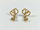 A Pair of Valentino Garavani VLogo Signature Clip-On Earrings. Valentino Garavani VLogo Image - 1