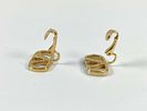 A Pair of Valentino Garavani VLogo Signature Clip-On Earrings. Valentino Garavani VLogo Image - 3