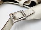 Gucci Jackie O Piston Lock Hobo Bag. Gucci Jackie hobo bag featuring a tan woven canvas body Image - 3