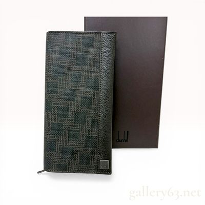 Dunhill D-Eight Long Bifold Wallet with Presentation Box. Dunhill long bifold wallet in the 