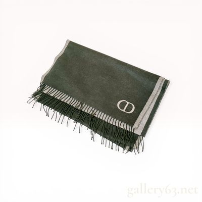 Christian Dior Double-Sided CD Icon Scarf. Christian Dior double-sided CD Icon scarf. Reversible 