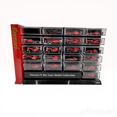 DyDo Ferrari F1 Die Cast Model Collection of 19 Cars. DyDo Ferrari F1 Die Cast Model Collection 