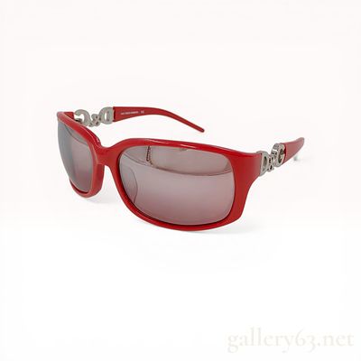 D&G Dolce & Gabbana Model 3006A Red Acetate Sunglasses. D&amp;G Dolce &amp; Gabbana rectangular 
