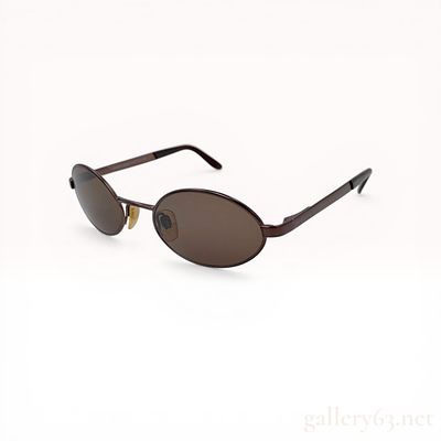 Giorgio Armani Vintage Oval Bronze-Tone Metal Sunglasses Model 679 1149. Giorgio Armani model 
