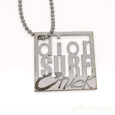 Christian Dior Surf Chick Pendant Necklace. Christian Dior Surf Chick pendant necklace from the 