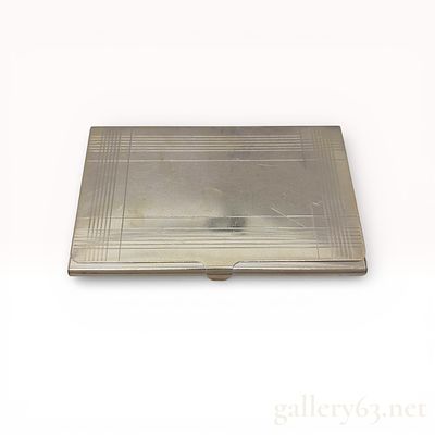 Tiffany & Co. Engine-Turned Sterling Silver Business Card Case. Note: if you use the super thick 