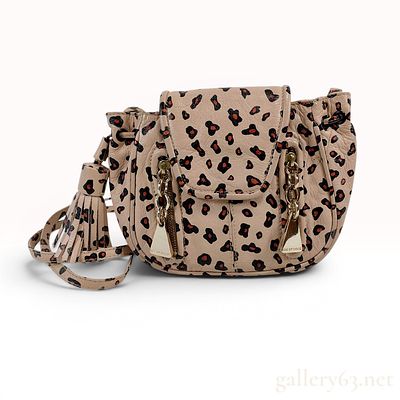 See by Chloe Mini Cherry Leopard Print Leather Crossbody Bag. See by Chlo&eacute; Mini Cherry crossbody 