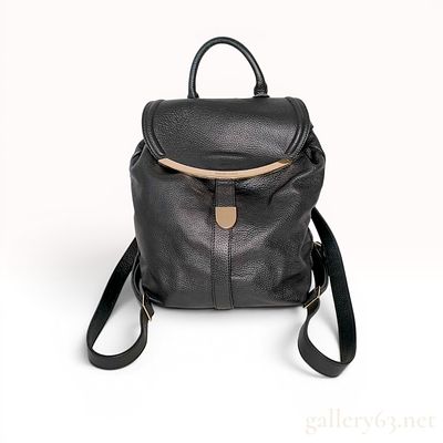 See by Chloe Olga Grained Leather Backpack. See by Chlo&eacute; Olga backpack crafted from black 