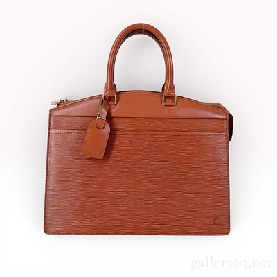 Louis Vuitton Brown Epi Leather Riviera Handbag. A Louis Vuitton Riviera handbag crafted from 