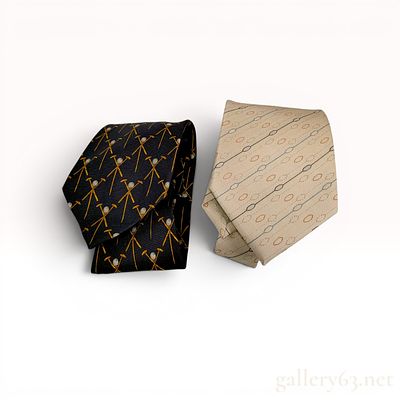 Two Designer Silk Neckties, Chanel and Chloe Homme. This lot consists of two designer silk 