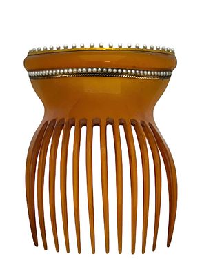 Collectors item: Tiffany &amp; Co 
An antique 1900 pearl beads comb including the original 