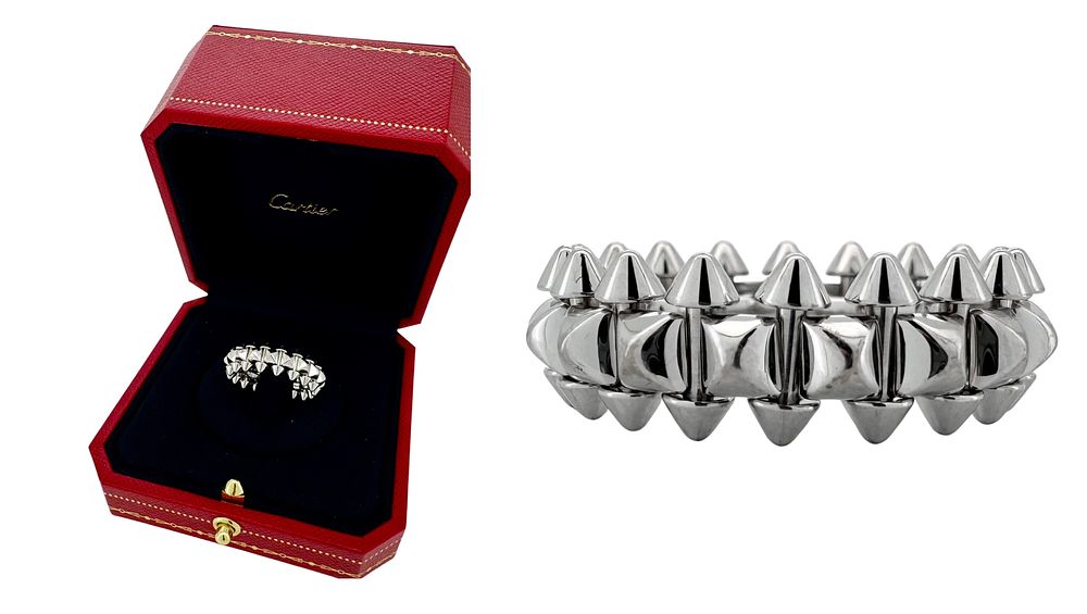Clash de Cartier ring 18k white gold. טבעת Cartier Clash de Cartier בזהב לבן 18 קרט 
טבעת 