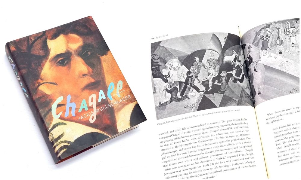 Chagall: A Biography by Jackie Wullschlager
. ספר ישן, עב כרס, גדול ואספני.
הגיע מתכולה יוקרתית