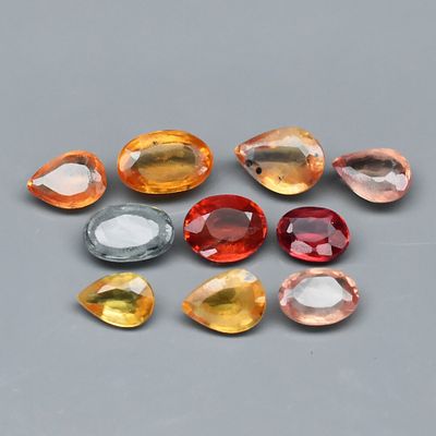 10 Sapphire - 2.12cts - Tanzania. Quantity: 10 Pc(s)
Weight: 2.12
