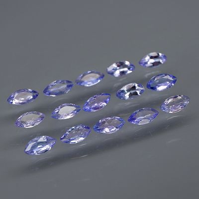 15 Tanzanite - 3.45cts - Tanzania. GEM TYPE: Natural Tanzanite 
SHAPE: Marquese 