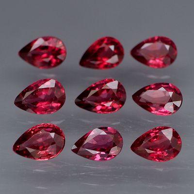 9 Garnet - 5.73cts - Africa. GEM TYPE: Natural Rhodolite Garnet 
SHAPE: 