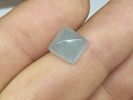 Aquamarine - 4.97cts - Africa. GEM TYPE: Natural Aquamarine 
SHAPE: Rectangle Cab 
WEIGHT: Image - 3