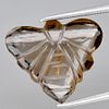 Smoky Quartz - 9.68cts - Brazil. GEM TYPE: Natural Quartz 
SHAPE: Butterfly Carved 
WEIGHT: 