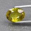Sphene - 0.91cts - Madagascar . GEM TYPE: Natural Sphene 
SHAPE: Oval 
WEIGHT: 0.91Ct. 