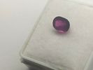 Garnet - 1.30cts - Madagascar. GEM TYPE: Natural Rhodolite Garnet 
SHAPE: Oval 
WEIGHT: Image - 3