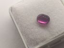 Garnet - 1.24cts - Mozambique. GEM TYPE: Natural Rhodolite Garnet 
SHAPE: Oval 
WEIGHT: 1.24Ct. Image - 3