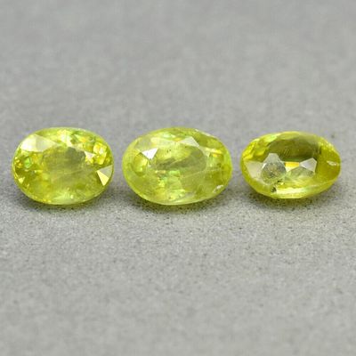 Sphene - 1.67cts - Madagascar. GEM TYPE: Natural Sphene 
SHAPE: Oval 