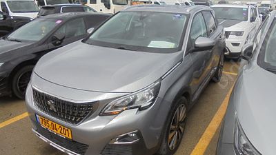 פיג'ו 3008 מודל 2020. 75,340 ק"מ, יד נוכחית: שנייה, בעלות נוכחית: פרטי, רישום מקורי/מקוריות: פרטי