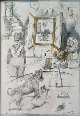 Antonio Possenti, 'In via Coccoluto Ferrigni' - Antonio Possenti 'In via Coccoluto Ferrigni' 