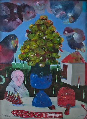 Antonio Possenti, 'Senza Titolo', 1970 - Antonio Possenti 'Senza Titolo' Olio su tavola 