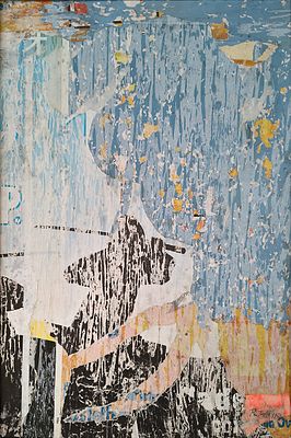 Mimmo Rotella, 'Il pescatore', 1958/1993 - Mimmo Rotella 'Il pescatore' Decollage Dimensioni: 60cm 