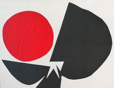Luis Feito, 'Senza Titolo', 1975 - Luis Feito 'Senza Titolo' Collage e tecnica mista su carta 