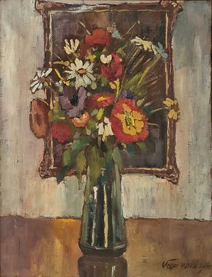 Mario Vellani Marchi, 'Vaso con fiori', 1925 - Mario Vellani Marchi 'Vaso con fiori' Olio su tela 