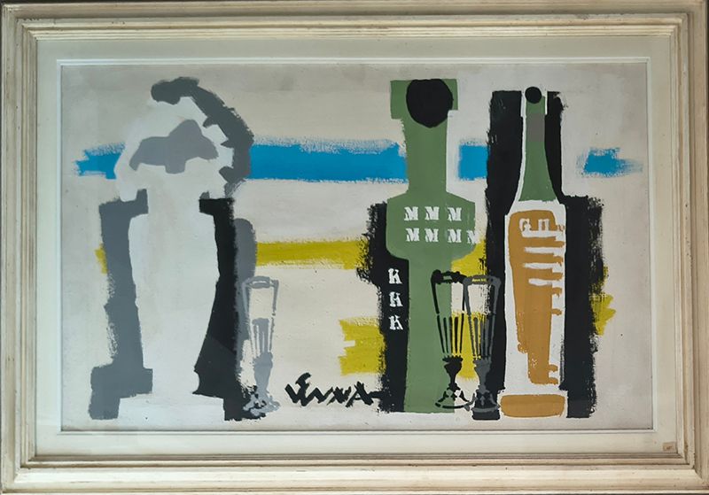 Lucio Venna, 'Senza Titolo', 1962 - Lucio Venna 
'Senza Titolo' 
Olio su tela 
Dimensioni: 60cm x 