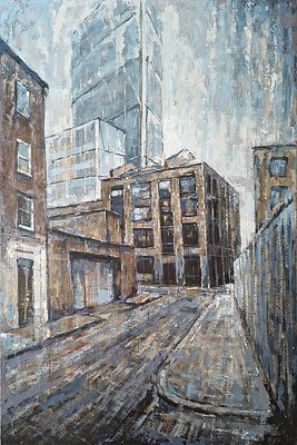 Claudio Cionini, 'Londra', 2008 - Claudio Cionini 'Londra' Olio e acrilico su tavola Dimensioni: 