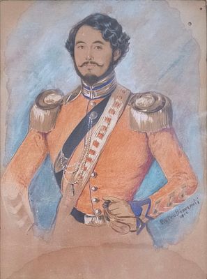 Pietro Benvenuti, 'Senza Titolo' - Pietro Benvenuti 'Senza Titolo' Bozzetto su carta Dimensioni: 