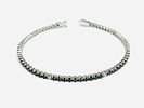 Gioielleria Corvino - Bracciale tennis Oro bianco 750% 18 KT Diamanti 8.50 carati made in Italy .. Image - 9