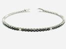Gioielleria Corvino - Bracciale tennis Oro bianco 750% 18 KT Diamanti 8.50 carati made in Italy .. Image - 3