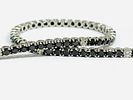 Gioielleria Corvino - Bracciale tennis Oro bianco 750% 18 KT Diamanti 8.50 carati made in Italy .. Image - 5