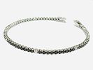 Gioielleria Corvino - Bracciale tennis Oro bianco 750% 18 KT Diamanti 8.50 carati made in Italy .. Image - 4