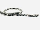 Gioielleria Corvino - Bracciale tennis Oro bianco & nero 750% 18 KT Diamanti 6.50 carati made in Image - 6