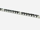 Gioielleria Corvino - Bracciale tennis Oro bianco & nero 750% 18 KT Diamanti 6.50 carati made in Image - 9