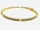 Gioielleria Corvino - Bracciale tennis Oro giallo 18 KT 750% 18 KT Diamanti 6.53 carati made in Italy. Image - 4