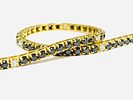 Gioielleria Corvino - Bracciale tennis Oro giallo 18 KT 750% 18 KT Diamanti 6.53 carati made in Italy. Image - 11